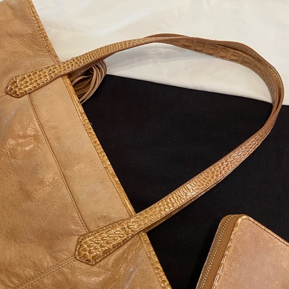 ⚡️FLASH Sale⏱️ Brahmin Annika Ran Safi Genuine Leather Tote w/ Matching Wallet - Picture 10 of 14
